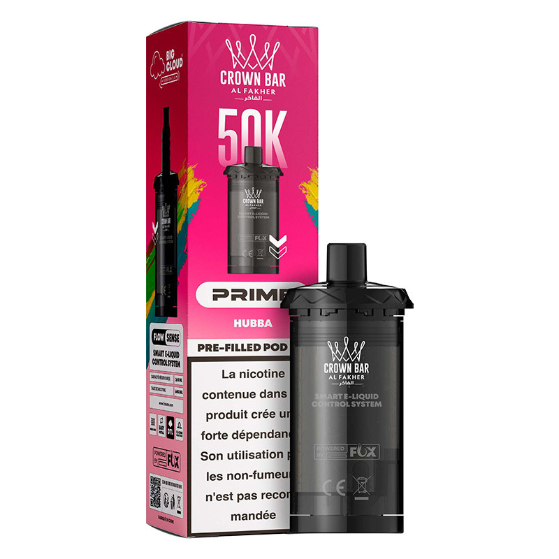 Cartouche HyperMax Prime Crown Bar 50K 20ml - Al Fakher