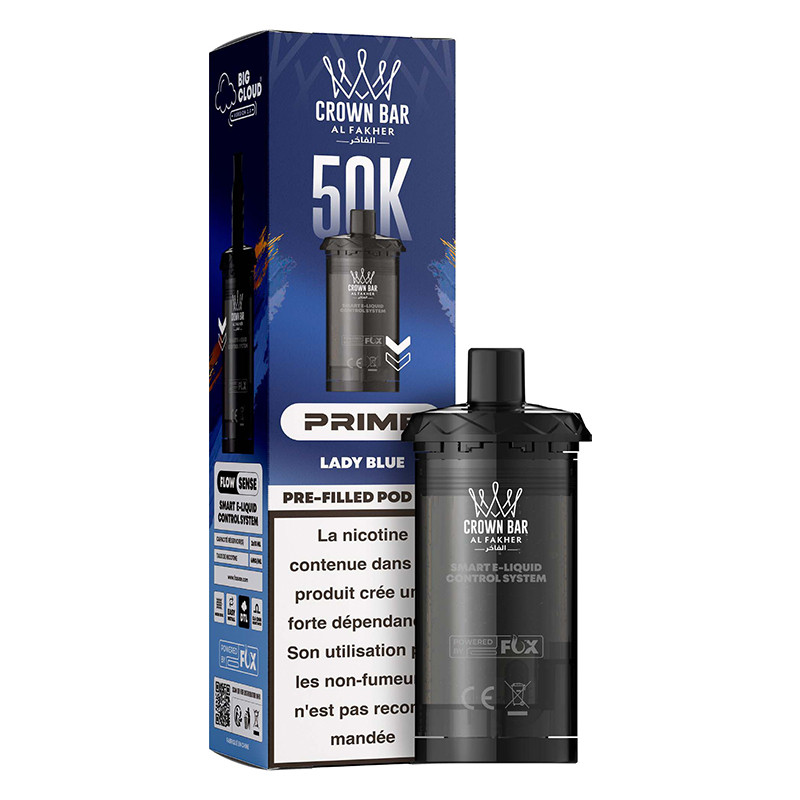 Cartouche HyperMax Prime Crown Bar 50K 20ml - Al Fakher