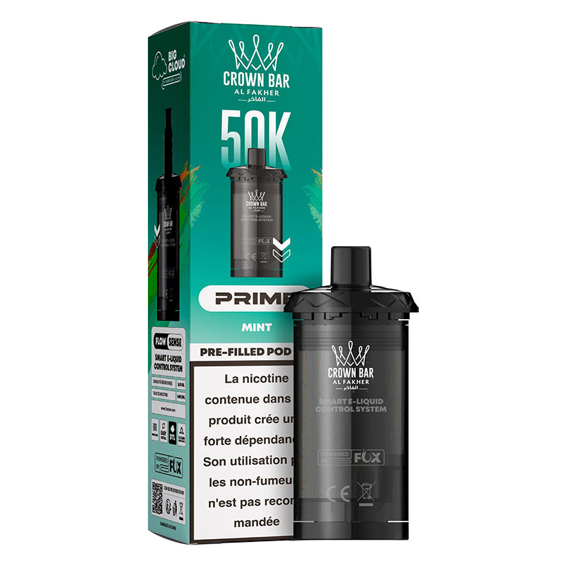 Cartouche HyperMax Prime Crown Bar 50K 20ml - Al Fakher