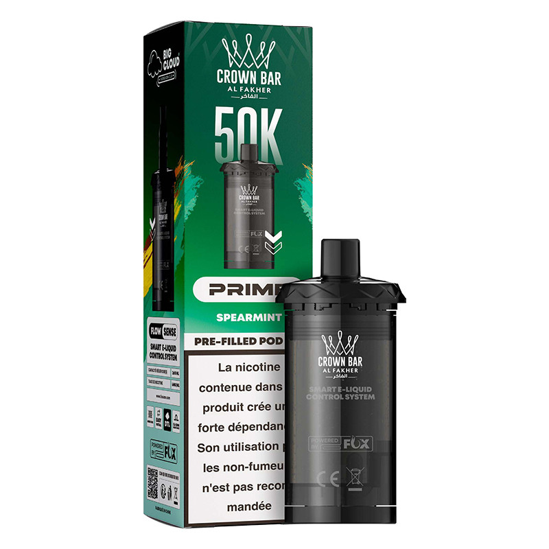 Cartouche HyperMax Prime Crown Bar 50K 20ml - Al Fakher