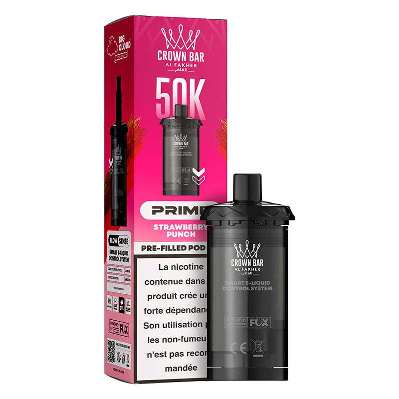 Cartouche HyperMax Prime Crown Bar 50K 20ml - Al Fakher
