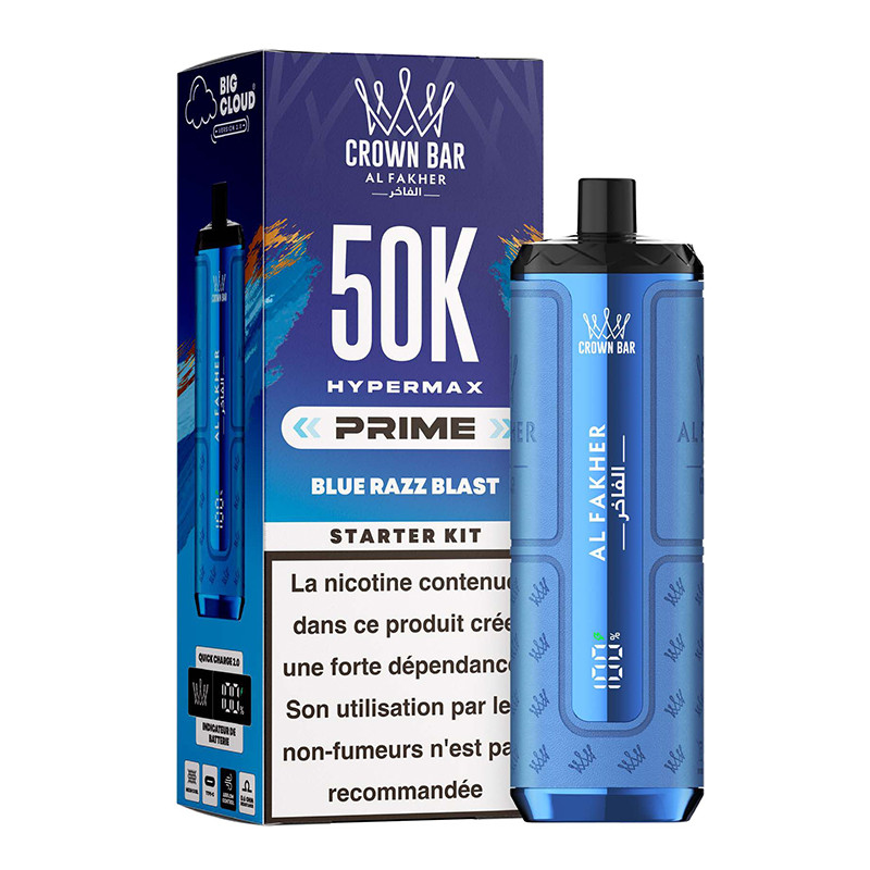 Puff HyperMax Prime Crown Bar 50K 1000mAh 20ml - Al Fakher