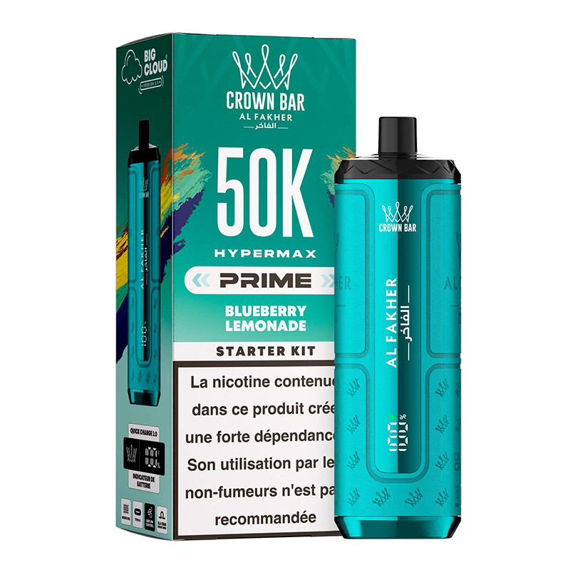 Puff HyperMax Prime Crown Bar 50K 1000mAh 20ml - Al Fakher