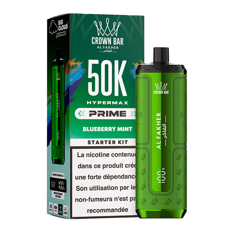 Puff HyperMax Prime Crown Bar 50K 1000mAh 20ml - Al Fakher