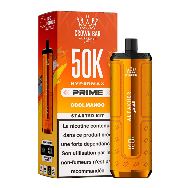 Puff HyperMax Prime Crown Bar 50K 1000mAh 20ml - Al Fakher