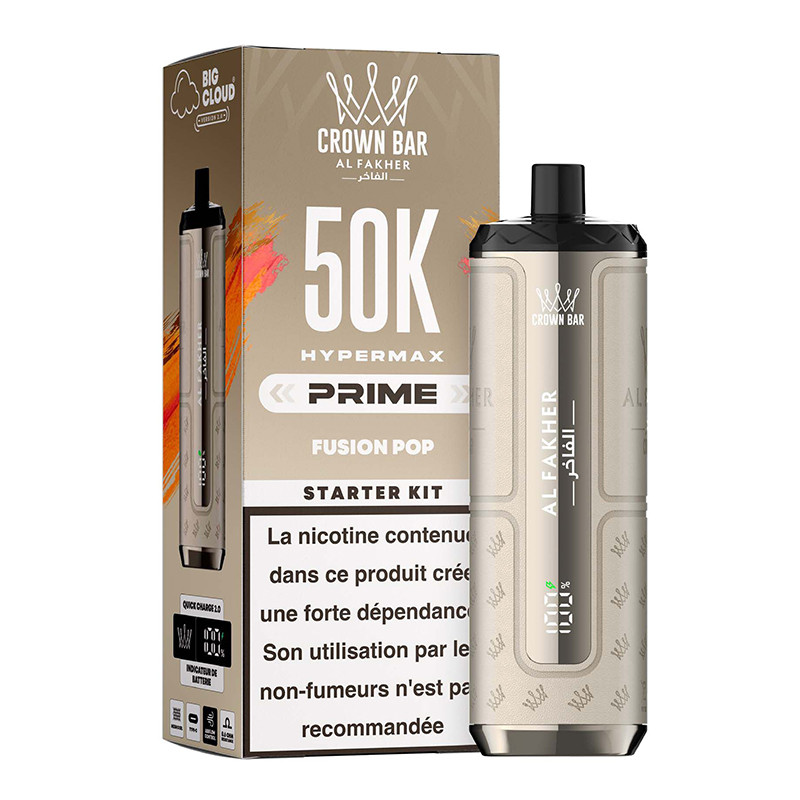 Puff HyperMax Prime Crown Bar 50K 1000mAh 20ml - Al Fakher
