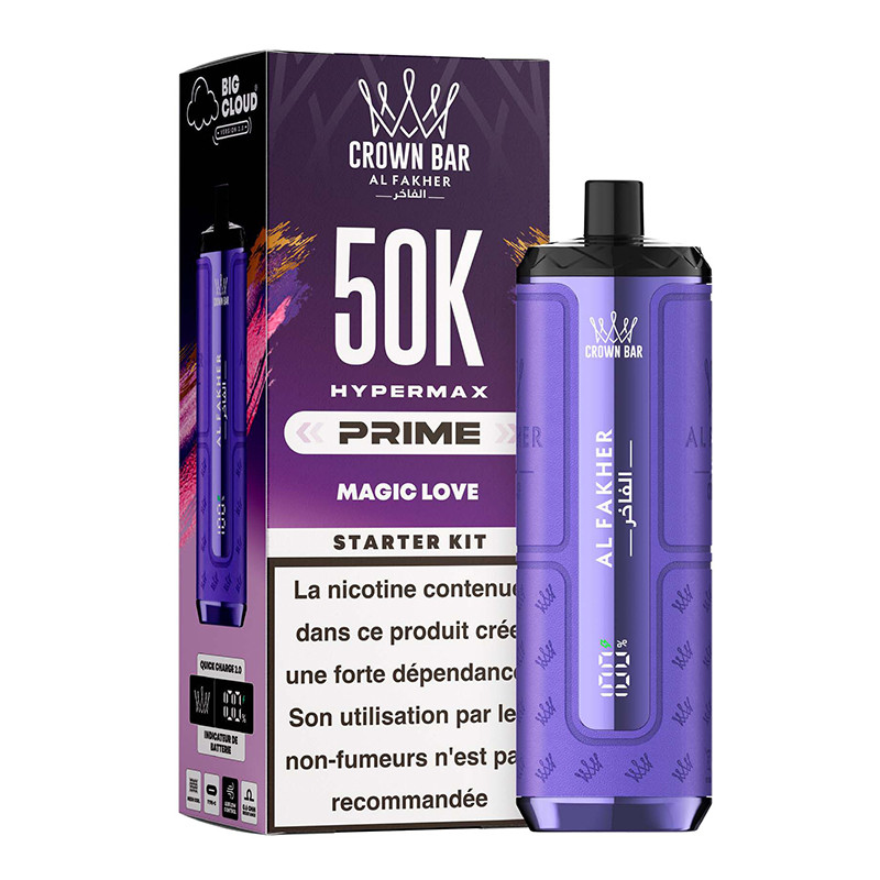 Puff HyperMax Prime Crown Bar 50K 1000mAh 20ml - Al Fakher