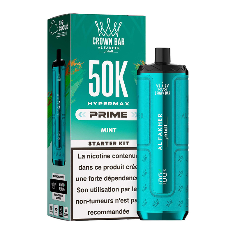 Puff HyperMax Prime Crown Bar 50K 1000mAh 20ml - Al Fakher