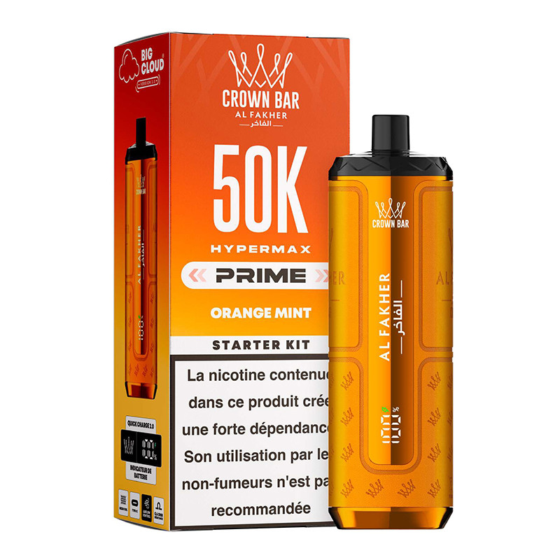 Puff HyperMax Prime Crown Bar 50K 1000mAh 20ml - Al Fakher