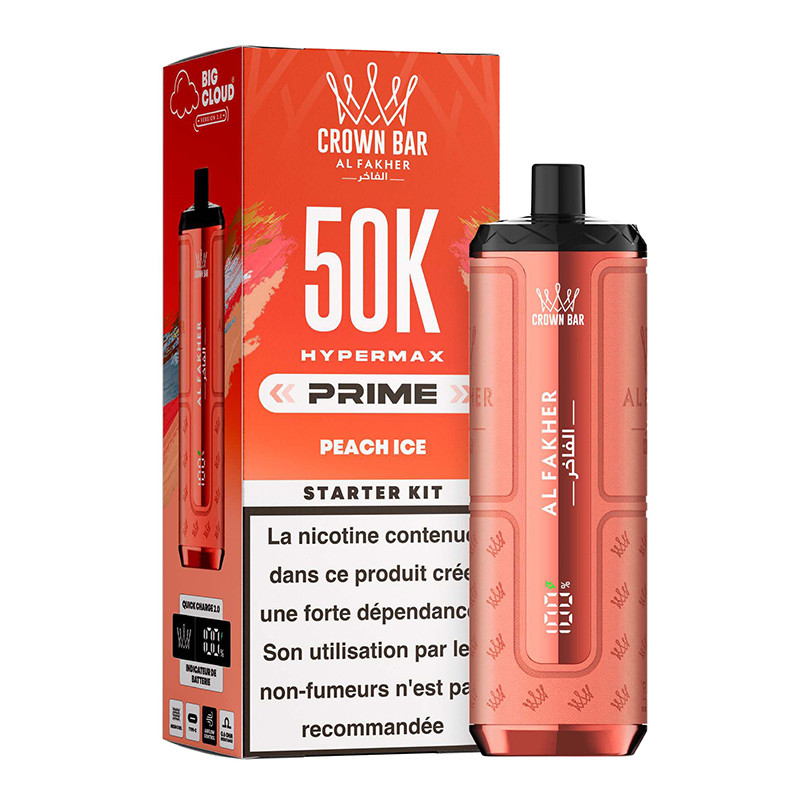 Puff HyperMax Prime Crown Bar 50K 1000mAh 20ml - Al Fakher