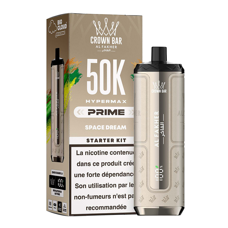 Puff HyperMax Prime Crown Bar 50K 1000mAh 20ml - Al Fakher