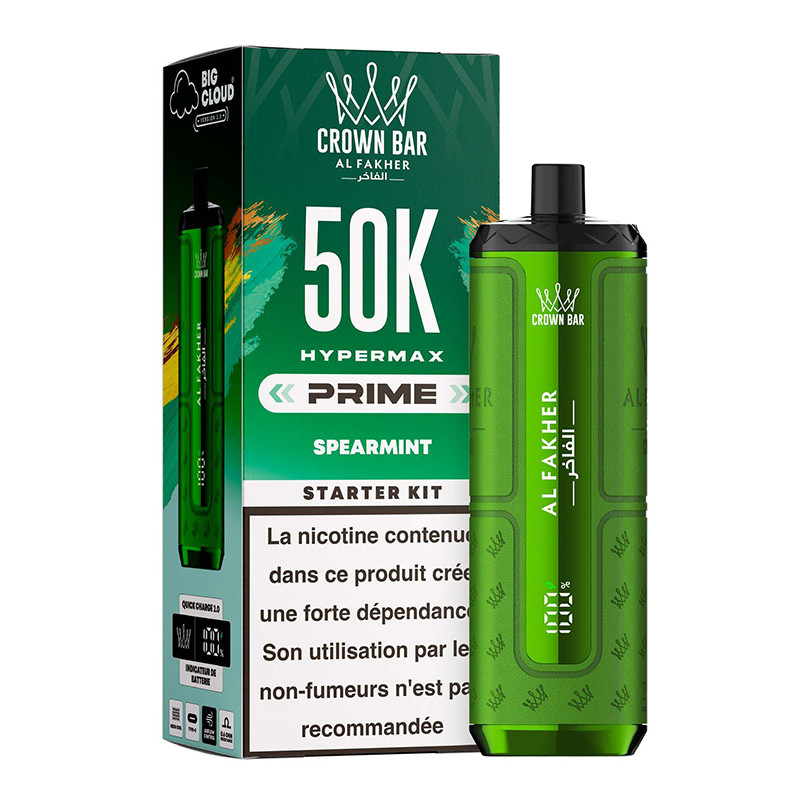 Puff HyperMax Prime Crown Bar 50K 1000mAh 20ml - Al Fakher