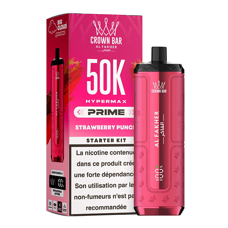 Puff HyperMax Prime Crown Bar 50K 1000mAh 20ml - Al Fakher
