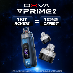 Pack Offre - Kit Pod VPrime 2 3400mAh - OXVA 1+1 pack de cartouches