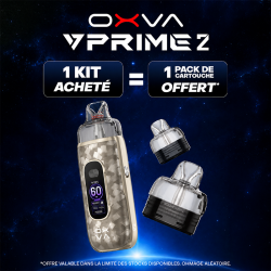 Pack Offre - Kit Pod VPrime 2 3400mAh - OXVA 1+1 pack de cartouches