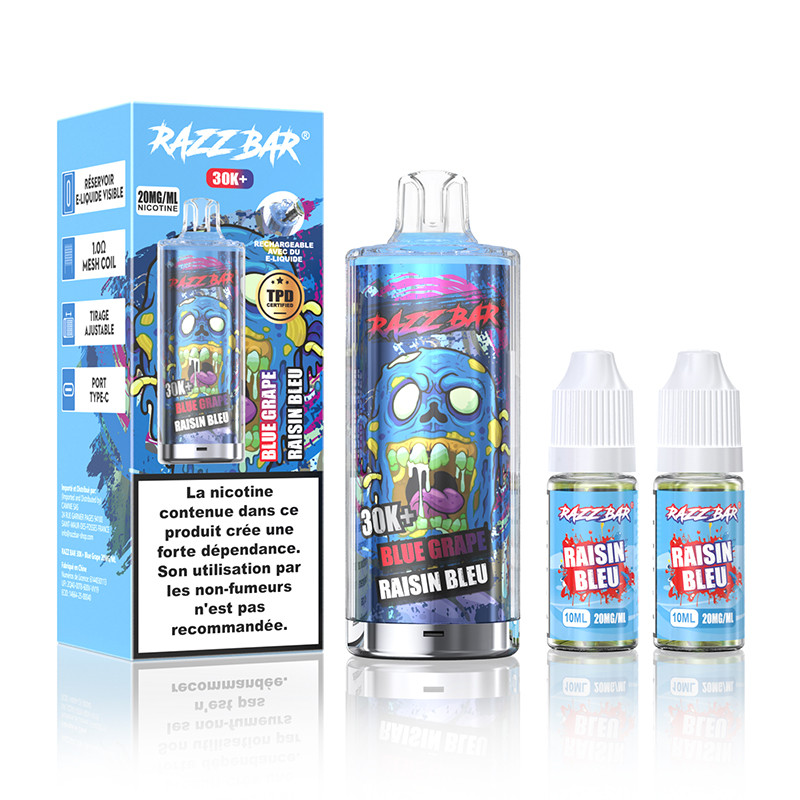 Puff Razz Bar 30K 650mAh 22ml - Razz Bar
