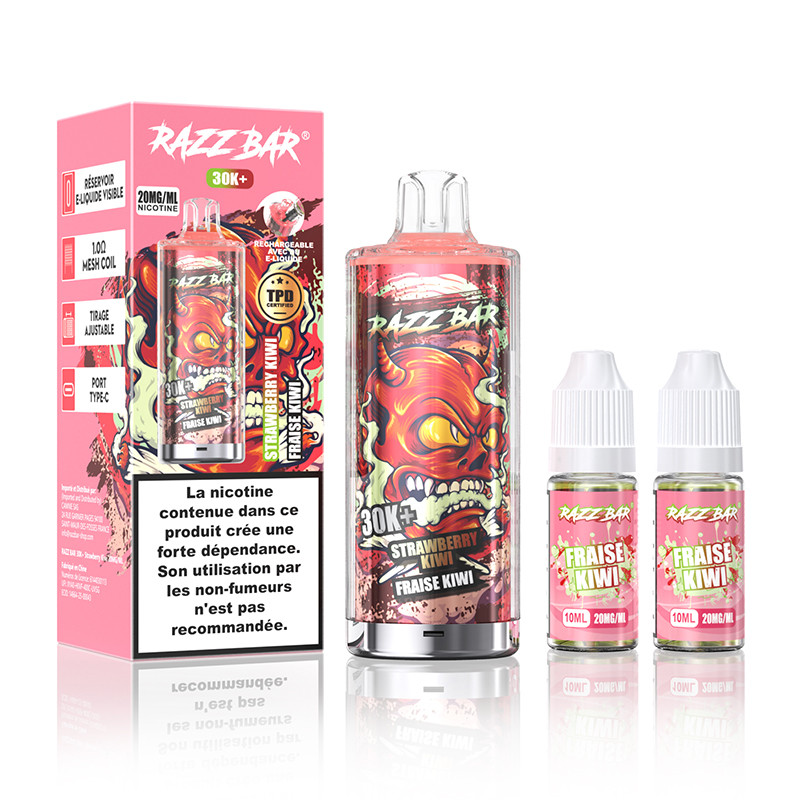 Puff Razz Bar 30K 650mAh 22ml - Razz Bar