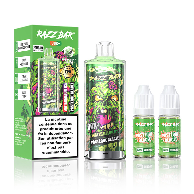 Puff Razz Bar 30K 650mAh 22ml - Razz Bar