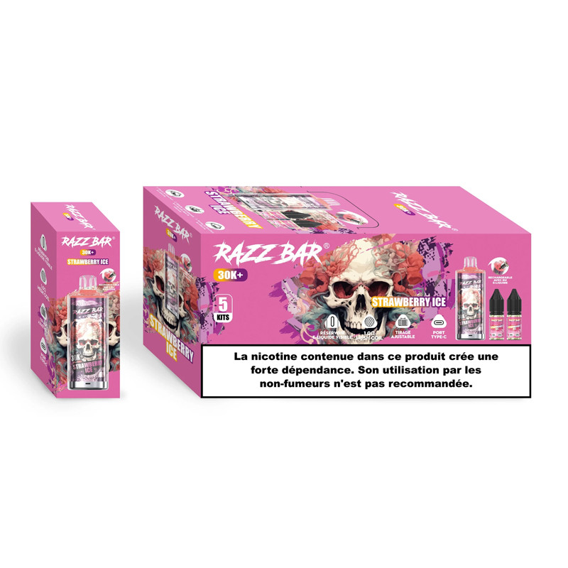 Puff Razz Bar 30K 650mAh 22ml - Razz Bar