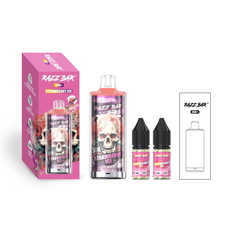 Puff Razz Bar 30K 650mAh 22ml - Razz Bar