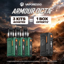Pack Offre - Kit Armour Octa 220w avec iTank T Dual Mesh 6ml - Vaporesso 3+1 Box