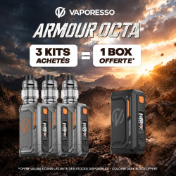 Pack Offre - Kit Armour Octa 220w avec iTank T Dual Mesh 6ml - Vaporesso 3+1 Box