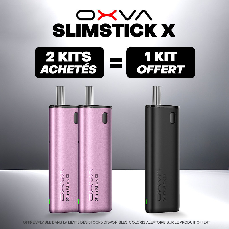 Pack Offre - Kit Pod SlimStick X 1400mAh - OXVA 2+1
