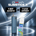 Pack Offre - Kit Pod SlimStick X 1400mAh - OXVA 1+1 flacon 10ml JNR