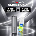 Pack Offre - Kit Pod SlimStick X 1400mAh - OXVA 1+1 flacon 10ml JNR