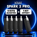 Pack Offre - Kit Pod Kiwi Spark 2 Pro 1400mAh - Kiwi Vapor 4+1