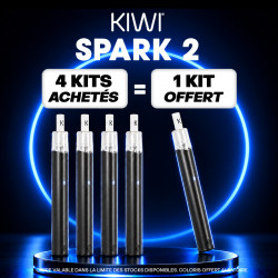 Pack Offre - Kit Pod Kiwi Spark 2 800mAh - Kiwi Vapor 4+1