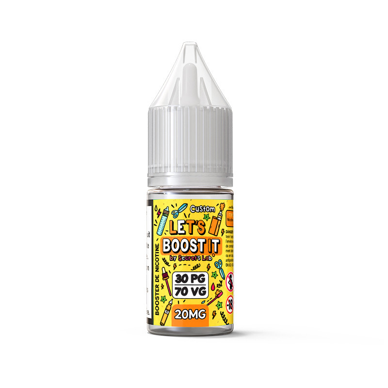 Booster de nicotine Let's Boost It 10ml - Secret's LAb (100 pièces)