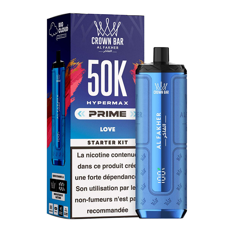 Puff HyperMax Prime Crown Bar 50K 1000mAh 20ml - Al Fakher