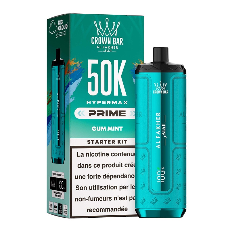 Puff HyperMax Prime Crown Bar 50K 1000mAh 20ml - Al Fakher