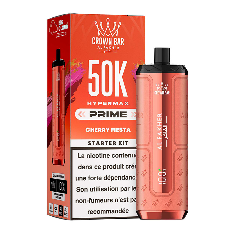 Puff HyperMax Prime Crown Bar 50K 1000mAh 20ml - Al Fakher