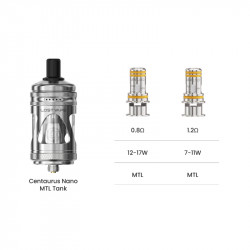 Clearomiseur Centaurus Nano MTL 4ml - Lost Vape