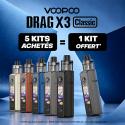 Pack Offre - Kit Pod Drag X3 Classic avec PnP-X DTL - Voopoo 5+1