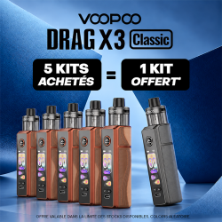 Pack Offre - Kit Pod Drag X3 Classic avec PnP-X DTL - Voopoo 5+1