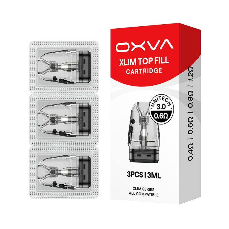 Pod de remplacement XLIM Top Fill 3ml Unitech 2.0/3.0 - OXVA (pack de 3)