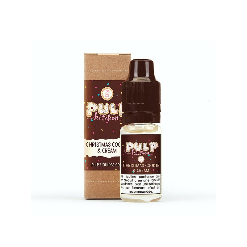 Christmas Cookie & Cream 10ml Pulp Kitchen by Pulp by Pulp (10 pièces)